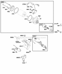 Electric Starter Diagram and Parts List for 118436-0115-B1  Briggs and Stratton Engine